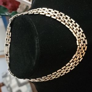 Gold Tone Emmons Chocker Necklace